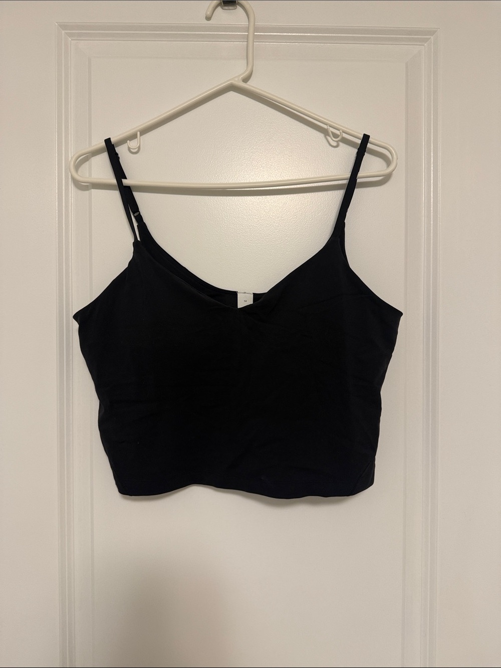 lululemon athletica Black V-Neck Cropped Cami
